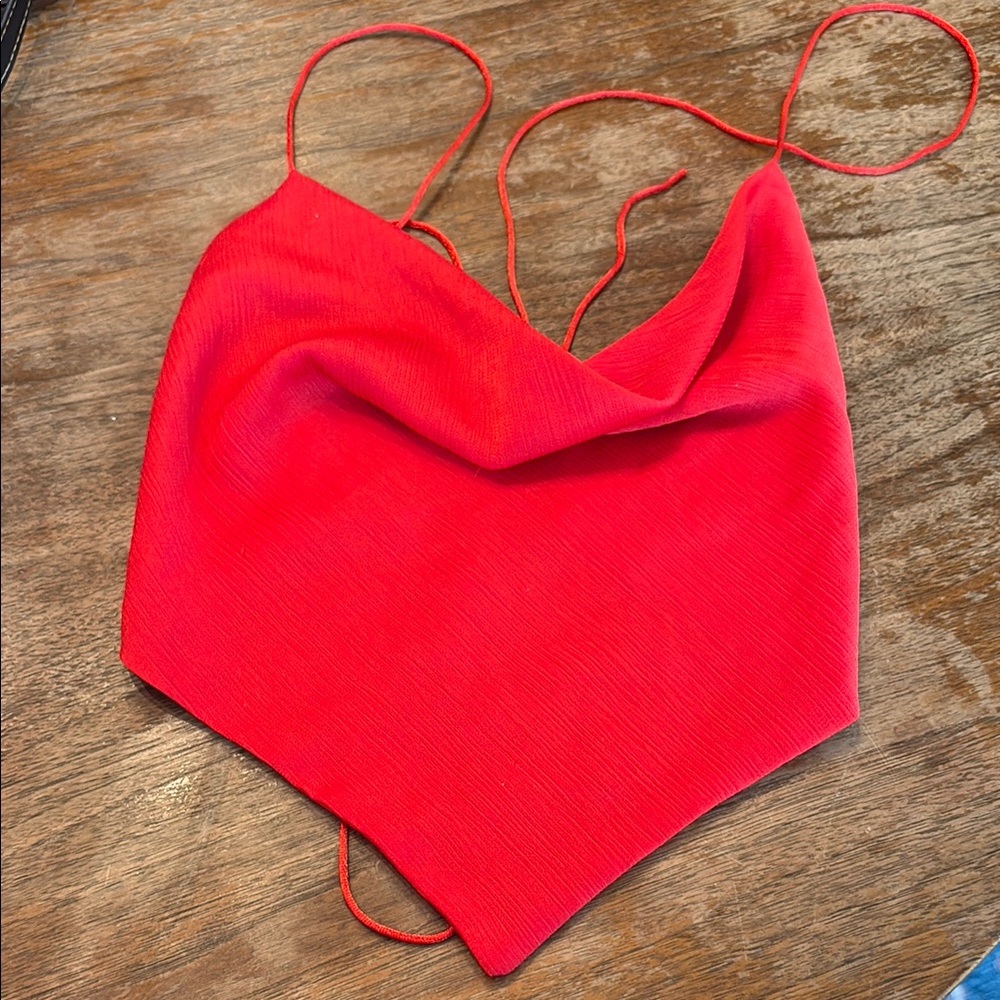 Princess Polly Kerchief Style Tie Crop